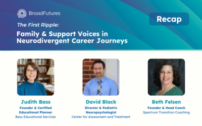 The First Ripple: Family & Support Voices in Neurodivergent Career Journeys